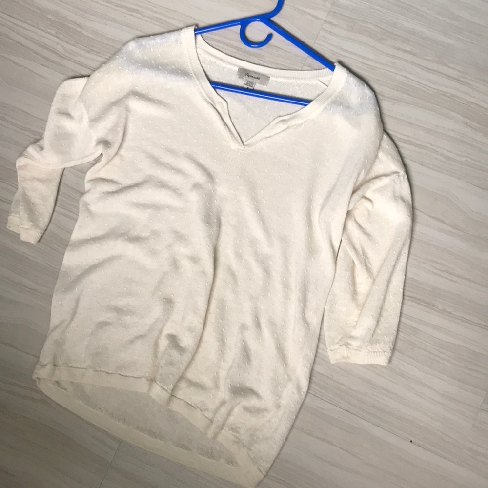 Off white sweater
